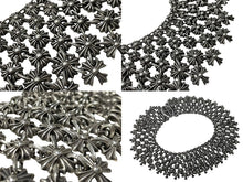 Load image into Gallery viewer, CHROME HEARTS クロムハーツ チェーンメイルオーバルクロスパヴェダイヤ ネックレス オーダー品 487.7g シルバー 美品 中古 4c068946