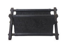 Load image into Gallery viewer, CHROME HEARTS クロムハーツ リモコンラック スターパッチ レザー エボニー シルバー925 オブジェ 置物 美品 中古 4c068995