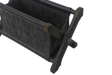 Load image into Gallery viewer, CHROME HEARTS クロムハーツ リモコンラック スターパッチ レザー エボニー シルバー925 オブジェ 置物 美品 中古 4c068995