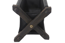 Load image into Gallery viewer, CHROME HEARTS クロムハーツ リモコンラック スターパッチ レザー エボニー シルバー925 オブジェ 置物 美品 中古 4c068995