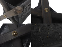 Load image into Gallery viewer, CHROME HEARTS クロムハーツ リモコンラック スターパッチ レザー エボニー シルバー925 オブジェ 置物 美品 中古 4c068995