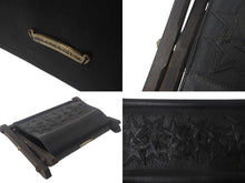 Load image into Gallery viewer, CHROME HEARTS クロムハーツ リモコンラック スターパッチ レザー エボニー シルバー925 オブジェ 置物 美品 中古 4c068995
