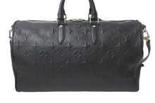 画像をギャラリービューアに読み込む, LOUIS VUITTON ルイヴィトン キーポルバンドリエール45 ボストンバッグ モノグラムレヴェラション EDUNコラボ 09AW ブラック 美品 中古 4c069112