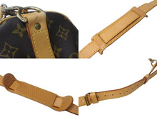 Load image into Gallery viewer, LOUIS VUITTON ルイ ヴィトン キーポルバンドリエール 60 ボストンバッグ M41412 モノグラム ブラウン PVC ヌメ革 レザー 美品 中古 4c069182