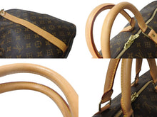 Load image into Gallery viewer, LOUIS VUITTON ルイ ヴィトン キーポル60 ボストンバッグ M41422 モノグラム ブラウン PVC ヌメ革 レザー 美品 中古 4c069186