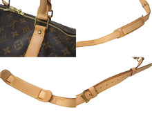 Load image into Gallery viewer, LOUIS VUITTON ルイ ヴィトン キーポル60 ボストンバッグ M41422 モノグラム ブラウン PVC ヌメ革 レザー 美品 中古 4c069186