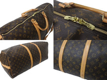 Load image into Gallery viewer, LOUIS VUITTON ルイ ヴィトン キーポル60 ボストンバッグ M41422 モノグラム ブラウン PVC ヌメ革 レザー 美品 中古 4c069186