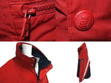 Load image into Gallery viewer, NAUTICA ノーティカ セーリングジャケット ナイロン ブルゾン XL レッド ネイビー コットン ナイロン 美品 中古 4c069408