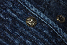Load image into Gallery viewer, 新品同様 CHROME HEARTS クロムハーツ 24-25AW クランク ベイト フィッシング デニム ハット ブルー コットン ナイロン サイズM 中古 4c069730