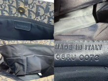 Load image into Gallery viewer, Christian Dior ディオール ハンドバッグ カバン スピーディ キャンバス トロッター柄 ネイビー 良品中古 4c071473