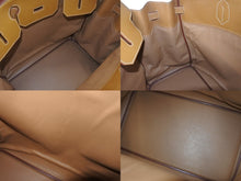 Load image into Gallery viewer, HERMES エルメス Haut a Courroies オータクロア45 ハンドバッグ アルデンヌ ナチュラル ブロンズ金具 □B刻印 美品 中古 4c076209