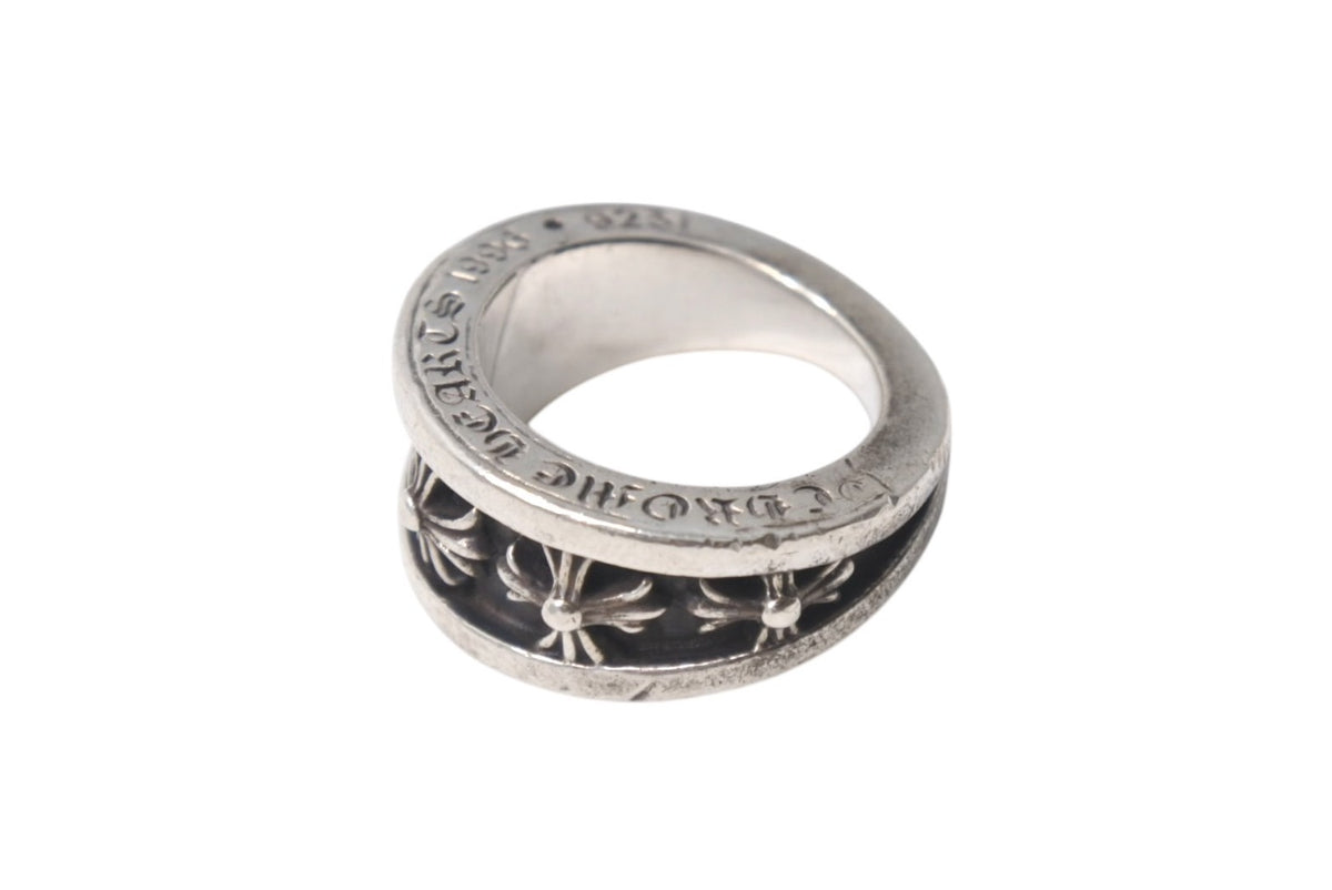 CHROME HEARTS クロムハーツ ナローVバンド CHプラスリング 指輪