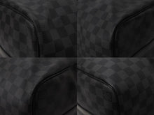 画像をギャラリービューアに読み込む, LOUISVUITTON ルイヴィトン キーポルバンドリエール45 ボストンバッグ N41418 ダミエグラフィット ブラック 美品 中古 4c076501