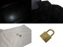 Load image into Gallery viewer, HERMES エルメス ハンドバッグ オータクロア50 ブラック アルデンヌ ブロンズ金具 ○X刻印 中古 4c076580