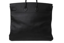 Load image into Gallery viewer, HERMES エルメス ハンドバッグ オータクロア50 ブラック アルデンヌ ブロンズ金具 ○X刻印 中古 4c076580