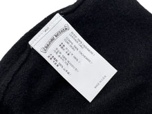 Load image into Gallery viewer, 新品同様 CHROME HEARTS クロムハーツ クロスパッチ ニットキャップ ビーニー カシミヤ レザー ブルー ブラック ONE SIZE 中古 4b008315