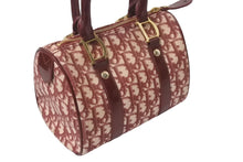 Load image into Gallery viewer, Christian Dior クリスチャンディオール トロッター ミニハンドバッグ PZ0052 レッド ロゴ 鞄 ゴールド 美品 中古 4c075976