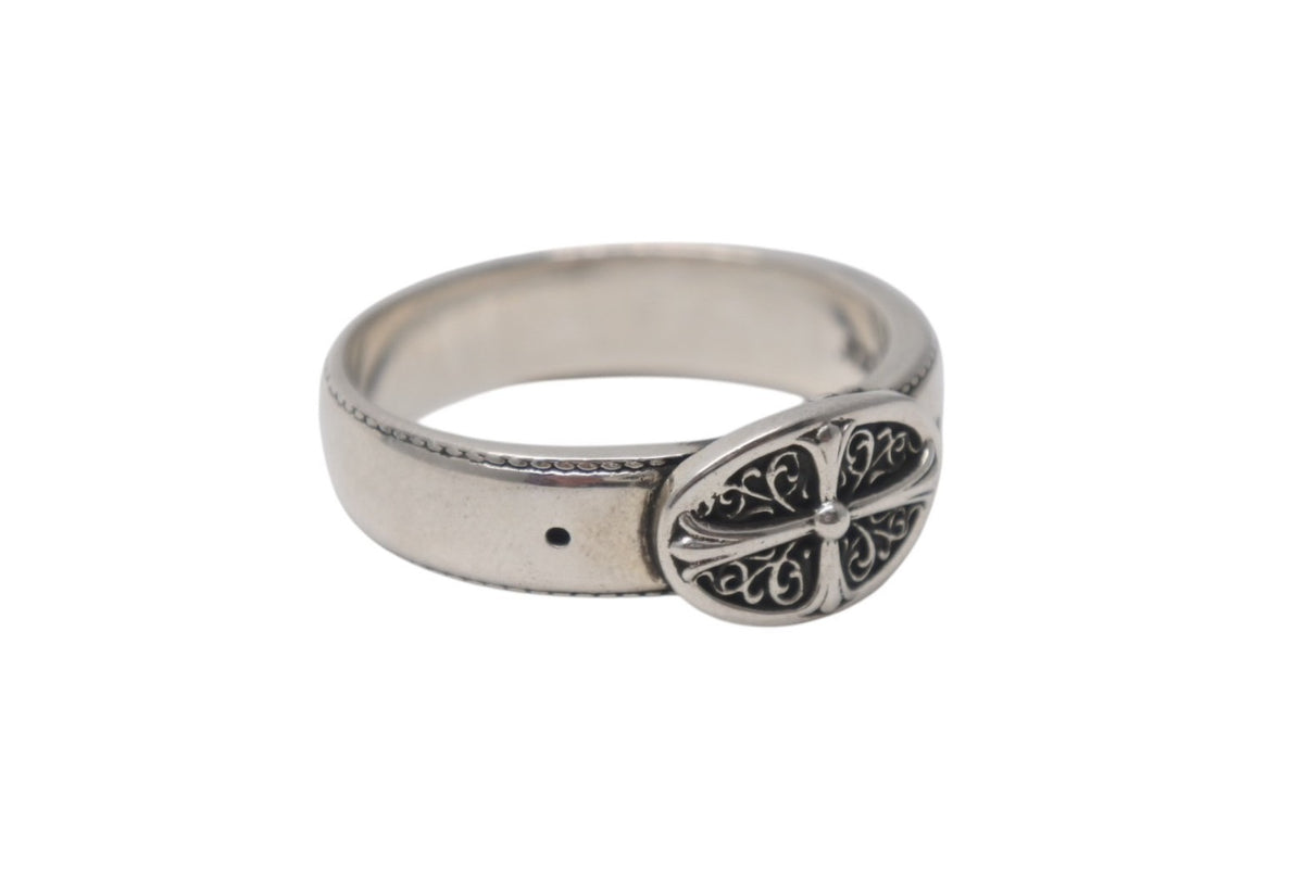 CHROME HEARTS クロムハーツ ベルテッドオーバルリング 指輪