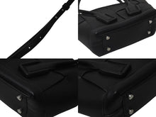 Load image into Gallery viewer, 新品未使用 BOTTEGA VENETA ボッテガヴェネタ ミニ ザ アルコ 2wayバッグ ハンドバッグ ショルダーバッグ ブラック シルバー金具 中古 4c075684