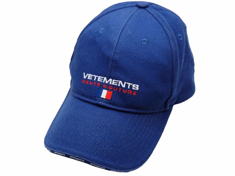 VETEMENTS ヴェトモン CAP キャップ 帽子 HAUTE COUTURE ロゴ 18ss ...