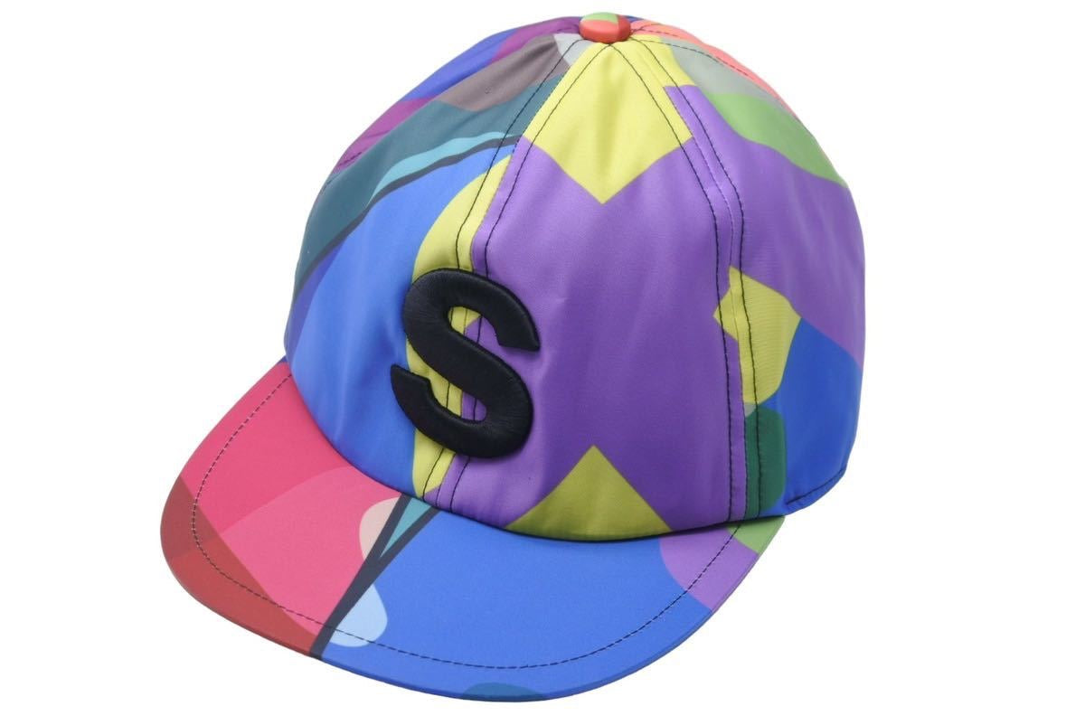 SACAI × KAWS サカイ カウズ キャップ マルチカラー ナイロン