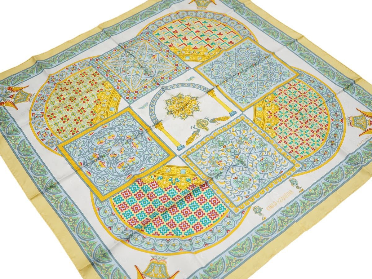 HERMES エルメス スカーフ カレ90 CIELS BYZANTINS ビザンチンの空 