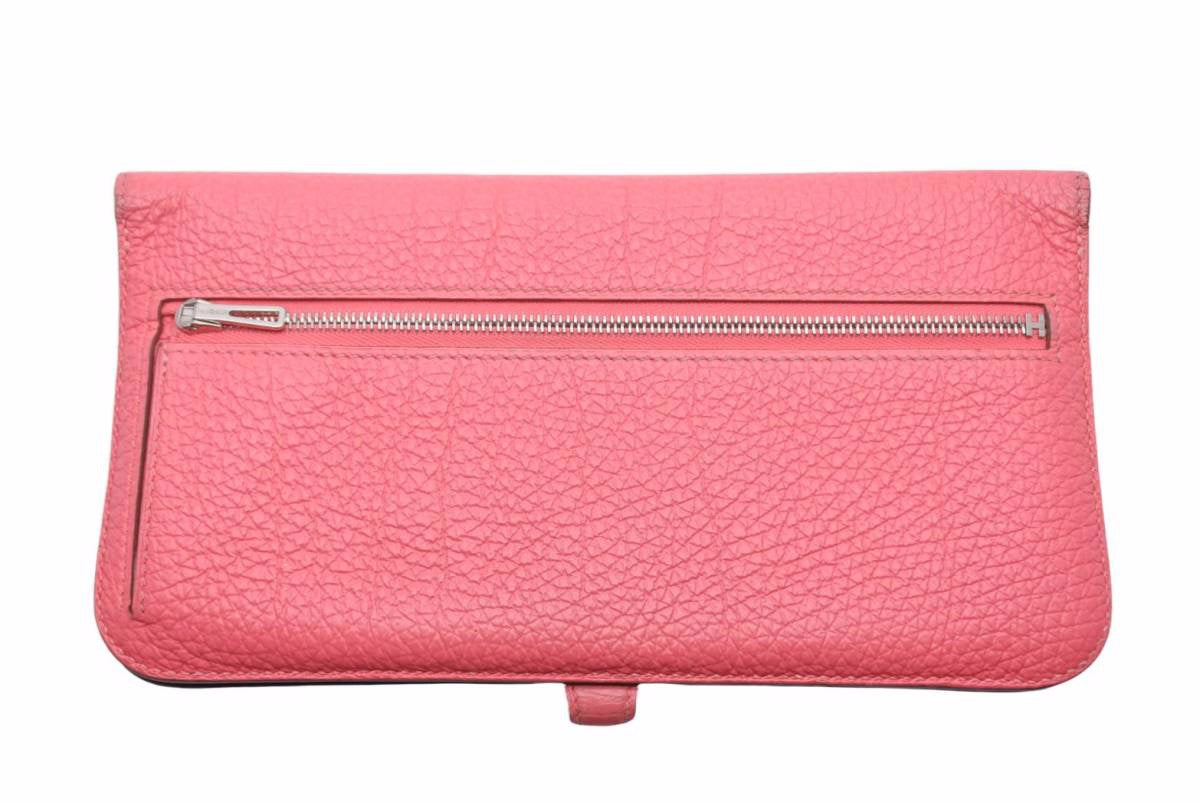 HERMES エルメス ドゴンロング ピンク長財布 ローズリップスティック 