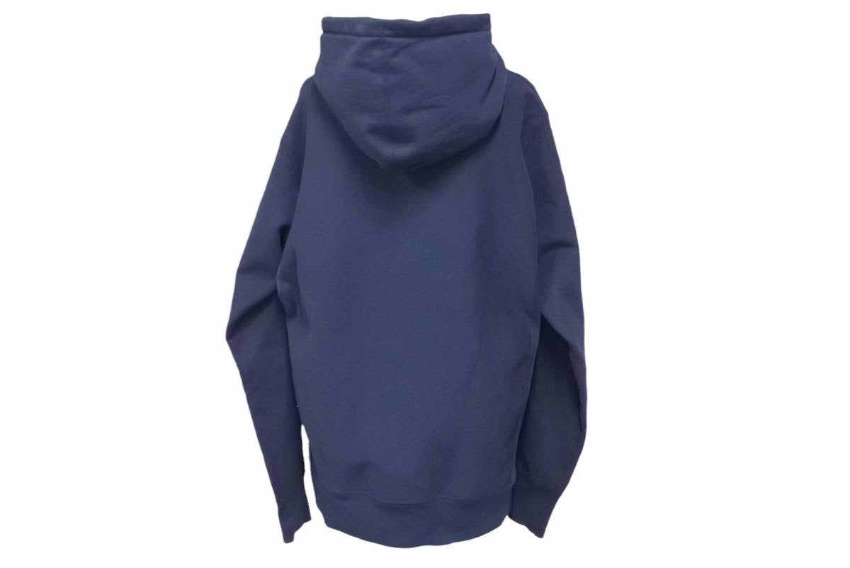 14AW SUPREME シュプリーム ネイビー コットン ボックスロゴプル 