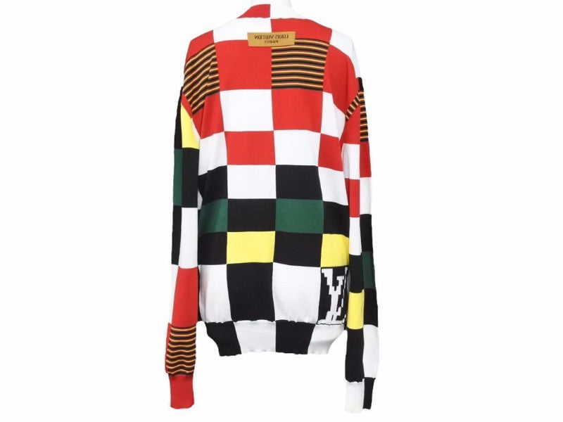 LouisVuitton ルイヴィトン ダミエ インタルシアプルオーバー ニット 