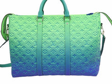 Load image into Gallery viewer, 新品同様 LOUS VUITTON ルイヴィトン モノグラム イリュージョン ボストンバック タグ イニシャル入り M59688 22SS 美品 中古 41532