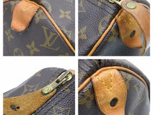 Load image into Gallery viewer, LOUIS VUITTON ルイ ヴィトン スピーディ 30 モノグラム ブラウン M41526 ハンドバッグ ボストン 中古 42354