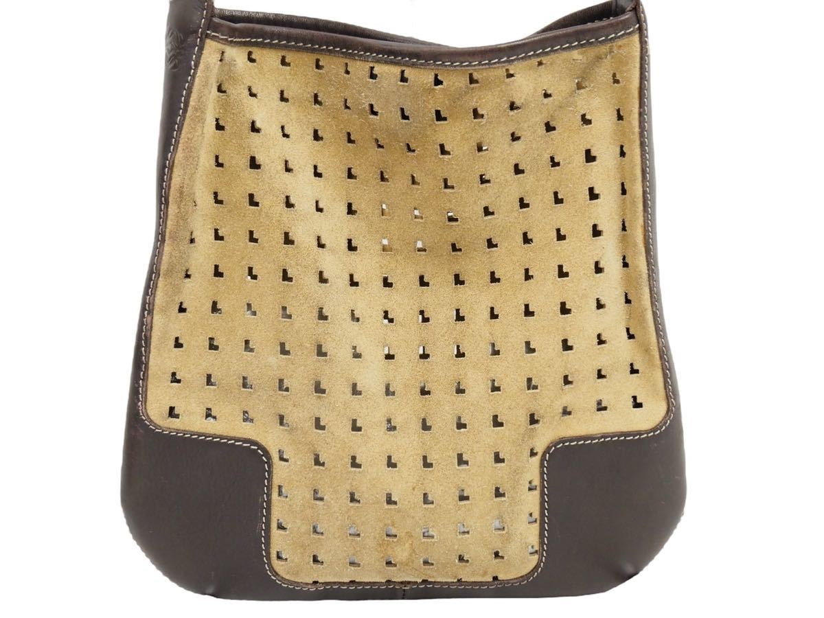 LOEWE ロエベ ワンショルダーバッグ Lロゴ カッティング
