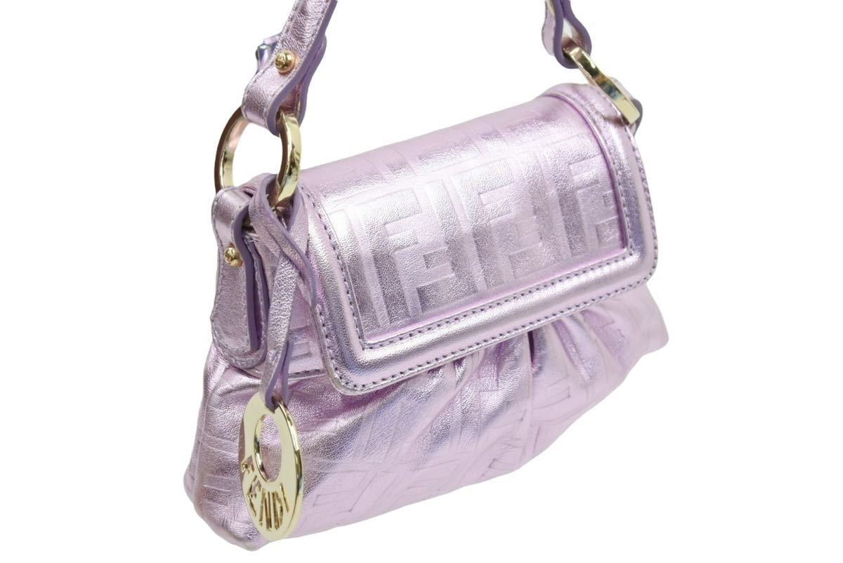 FENDI ワンハンドバッグ ハンドポーチ ナイロンキャンバス