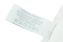 Load image into Gallery viewer, HERMES エルメス アヴァロン H柄 ハンドタオル ハンカチ 衣料品 70g コットン ピンク ホワイト 美品 中古 44052