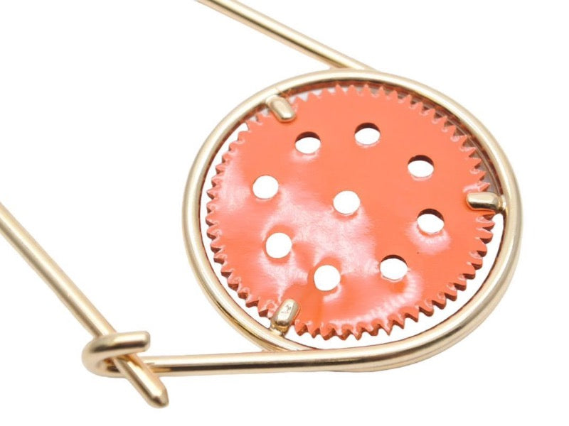 ロエベ LOEWE メカノピン ブローチ アクセサリー GP（ゴールドメッキ