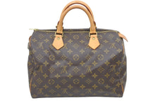 Load image into Gallery viewer, Louis Vuitton ルイヴィトン スピーディ30 ボストンバッグ ハンドバッグ M41526 SP0936 モノグラム ブラウン 良品 中古 45528