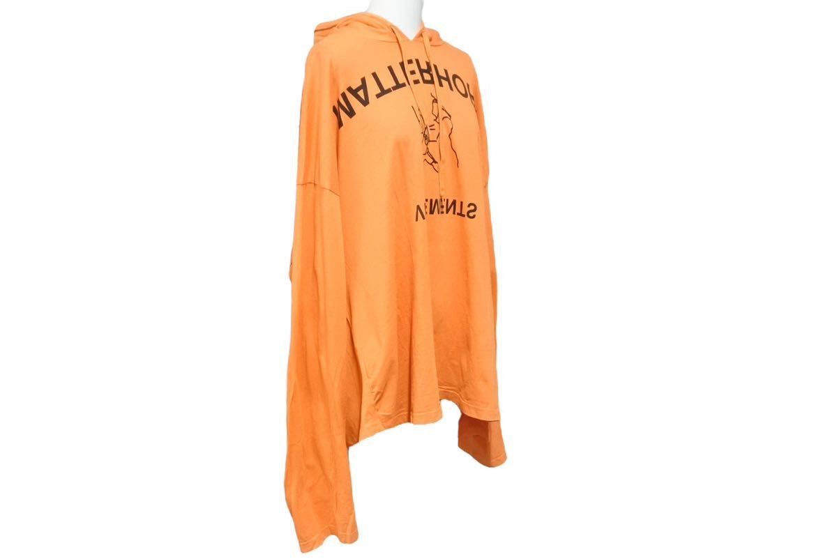 VETEMENTS ヴェトモン 18SS Logo Patterned Oversized Shirt