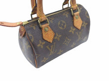 画像をギャラリービューアに読み込む, LOUIS VUITTON ルイヴィトン ミニスピーディ ハンドバッグ モノグラム ブラウン レザー M41534 中古 45738