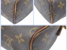 画像をギャラリービューアに読み込む, LOUIS VUITTON ルイヴィトン ミニスピーディ ハンドバッグ モノグラム ブラウン レザー M41534 中古 45738
