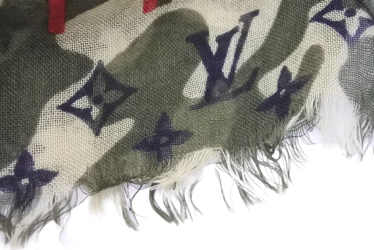 ⭐️良品⭐️ ルイヴィトン MP2546 モノグラムカモフラージュ ストール ⭐️良品⭐️ ルイヴィトン MP2546 モノグラムカモフラージュ