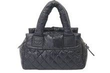Load image into Gallery viewer, 極美品 CHANEL シャネル コココクーン マトラッセ スモールボストンバッグ ハンドバッグ 16番台 A48619 ブラック 中古 46090
