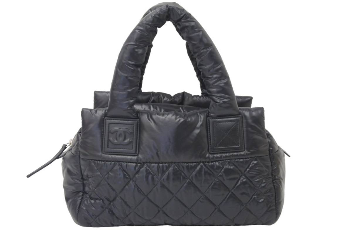 極美品 CHANEL シャネル コココクーン マトラッセ スモールボストン 
