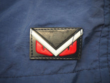 Load image into Gallery viewer, FENDI フェンディ モンスター アイ ナイロン スイムウェア 水着 ブラック ブルー ネイビー サイズ46 美品 中古 46093