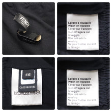 Load image into Gallery viewer, FENDI フェンディ モンスター アイ ナイロン スイムウェア 水着 ブラック ブルー ネイビー サイズ46 美品 中古 46093