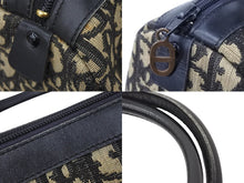 Load image into Gallery viewer, ChristianDior クリスチャンディオール ミニボストンバッグ ハンドバッグトロッター柄 総柄 キャンバス 良品 中古 46238