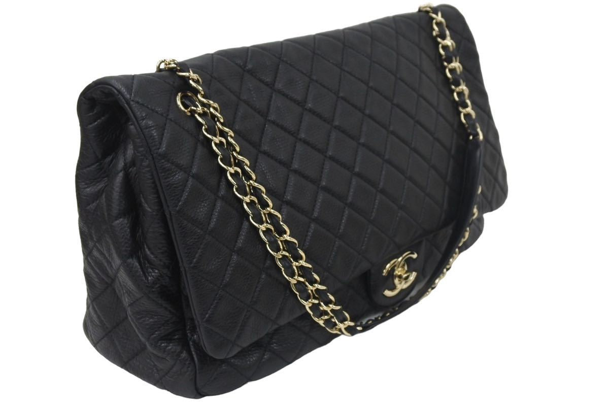新品同様 CHANEL シャネル ジャンボ マトラッセ ショルダーバッグ  
