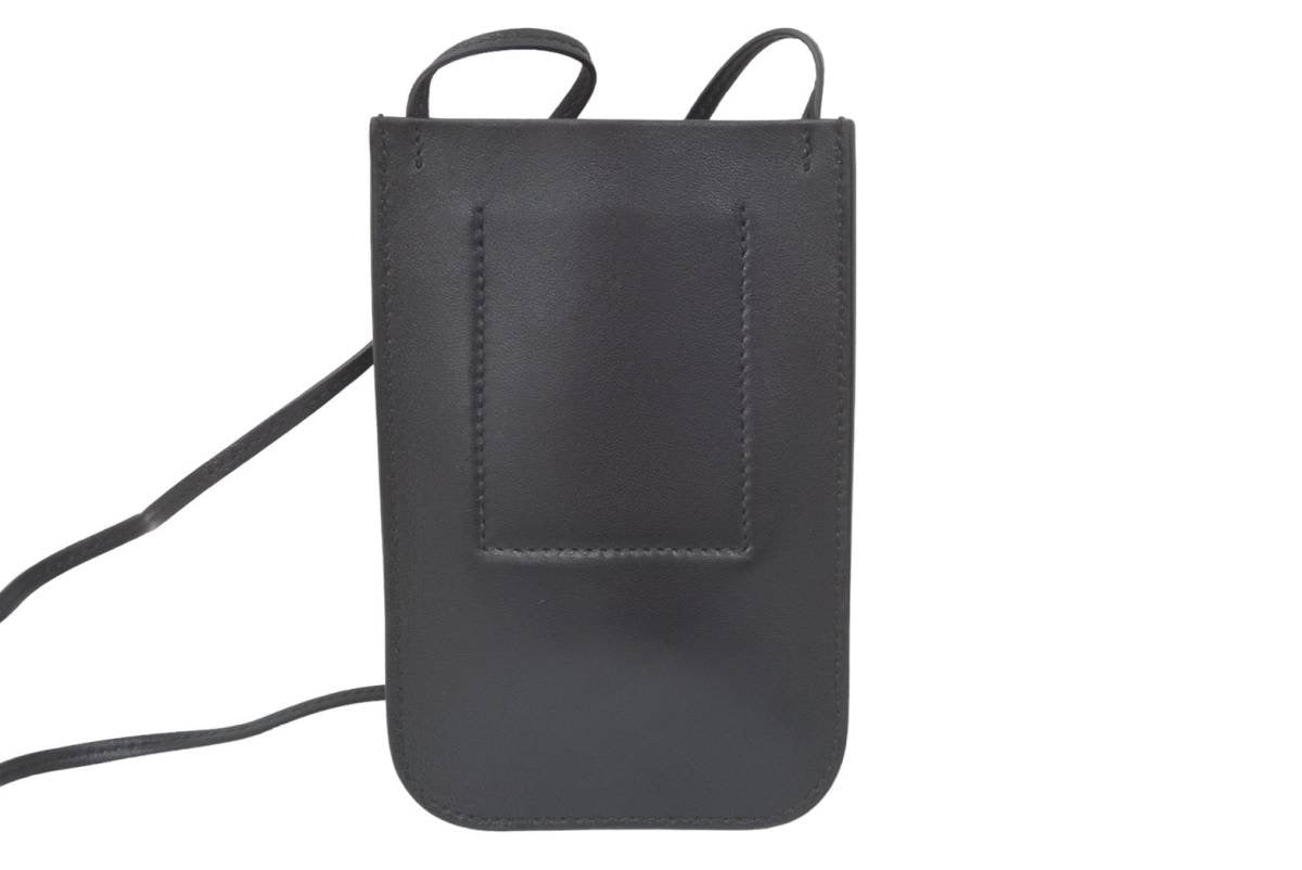 極美品 JIL SANDER ジルサンダー フォンケース ショルダーバッグ