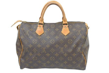 Load image into Gallery viewer, LOUIS VUITTON ルイ ヴィトン スピーディ30 モノグラム ブラウン M41526 ハンドバッグ ミニボストン 中古 46493