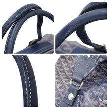 Load image into Gallery viewer, GOYARD ゴヤール モノグラム ボストンバッグ ブルー レザー ロゴ 旅行バッグ 鞄 CSSR1220GOYHOL 中古 46497