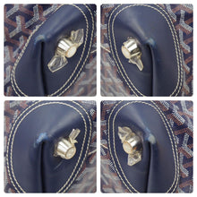 Load image into Gallery viewer, GOYARD ゴヤール モノグラム ボストンバッグ ブルー レザー ロゴ 旅行バッグ 鞄 CSSR1220GOYHOL 中古 46497